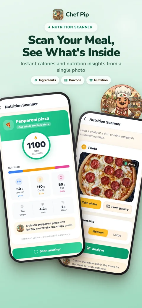 Barcode & Nutrition Scanner