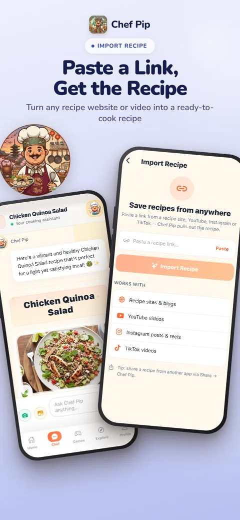 Import Recipes from Any Link